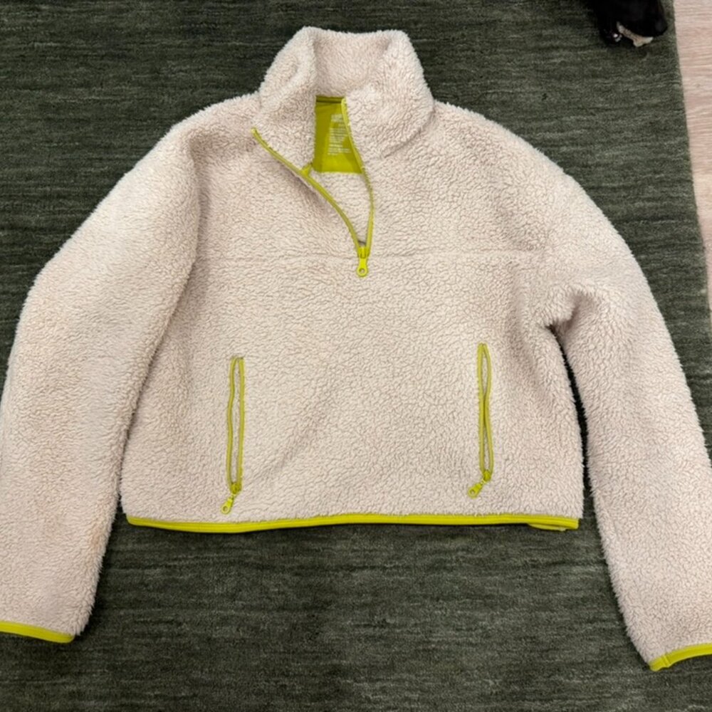 Girlfriend Collective Fuzzy Quarter Zip (120)